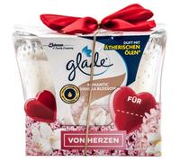 glade ROMANTIC VANILLA BLOSSOM Scented Candle 1 x 224g with Bow from The Heart