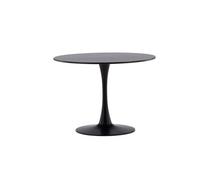 Glade Round Dining Table Dia 100X75 Cm - Black / Black Mdf