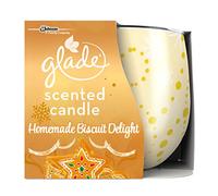 Glade Scented Air Freshener, Vanilla, Cream & Sugar Fragrance, Up to 30 hrs of Burning, 120g