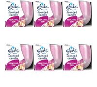 Glade Scented Candle, Air Freshener Candle 120 G Relaxing Zen (Pack Of 6)