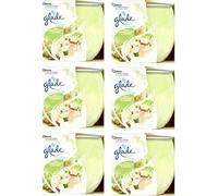 Glade Scented Candle Air Freshener Wax Candle Bali Sandalwood & jasmine 120gm x6