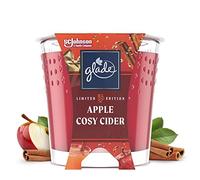Glade Jar Candle, Scented Christmas Candle Infused with Essential Oils, 30 Hour Burn Time, Apple Cosy Cider, Pack of 6 (6 x 129 g), Packaging May Vary