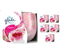 Glade Scented Candle Air Freshener With Love My Love 120g x 6