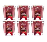 Glade Scented Candle Apple Cosy Cider Christmas Fragrance 6x129g Home Decor Gift