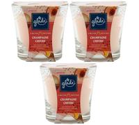 Glade Scented Candle Champagne Cheers 3 X 129g Dufnoten By Champagne & Peach
