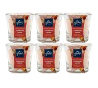 Glade Scented Candle CHAMPAGNE CHEERS 6 x 129g Scent Notes of Champagne & Peach