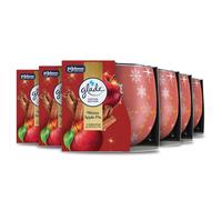 Glade Scented Candle Sleeved, Infused with Essential Oils, Made without Palm oil, Up to 25 Hour Burn Time, Limited Edition Christmas Candle, Warm App