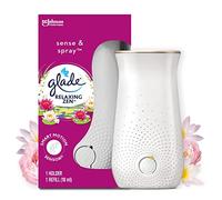 Glade Sense & Spray Air Freshener Holder and Refills, Motion Activated Automatic Odour Eliminator for Home, Relaxing Zen, Pack of 4 Starter Kits, (4 x Holder and 4 x 18 ml Refill)