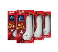 Glade Sense & Spray Air Freshener Holders and Refills, Motion Activated Automatic Room Spray and Odour Eliminator for Home, Warm Apple Pie, Pack of 4 Starter Kits, (4x Holder and 4 x 18 ml Refill)
