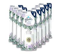 Glade Sense & Spray Air Freshener Refill, Motion Activated Automatic Room Spray and Odour Eliminator for Home, Eucalyptus and Lavender, 8 Refills (8 x 18ml)