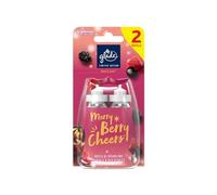 Glade Sense & Spray Air Freshener Refill, Motion Activated Automatic Room Spray and Odour Eliminator for Home, Merry Berry Cheers, Duo Pack (2 x 18ml)