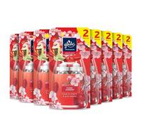Glade Sense & Spray Air Freshener Refill, Motion Activated Automatic Room Spray and Odour Eliminator for Home, Frosted Floral Cherries, Pack of 8 Duos (16 x 18ml)