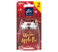 Glade Sense & Spray Air Freshener Refill, Motion Activated Automatic Room Spray and Odour Eliminator for Home, Warm Apple Pie, Duo Pack (2 x 18ml)