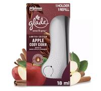 Glade Sense & Spray Complete Apple Cosy Cider Room Home Air Freshner 18ml X 1