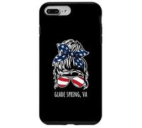 Glade Spring VA Messy Hair Bun Ribbon Sunglasses Design Case for iPhone 7 Plus/8 Plus