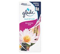 Glade Touch & Fresh Air Freshener Refill, Touch Activated Fragrance Infused with Essential Oils, Relaxing Zen, 10ml