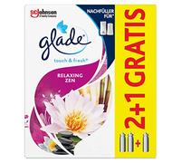 Glade Touch & Fresh (Brise One Touch), 2+1 Refill for Mini Spray, Room Fragrance, Relaxing Zen (3 x 10 ml), 30 ml