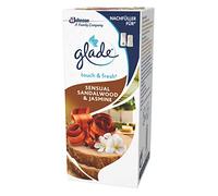 Glade Touch & Fresh (Brise One Touch) Refill, Air Freshener Mini Spray, Sandalwood & Jasmine, Pack of 1 (1 x 10 ml)