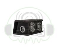 GLADEN GA-SSW065-Dual Twin 6.5 Inch Subwoofer In Vented Box