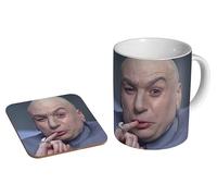 glades Austin Powers Dr. Evil - Ceramic Coffee Mug + Coaster Gift Set