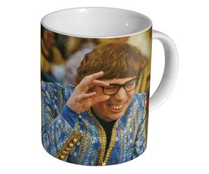 Glades Austin Powers Mike Myers Shagtastic - Ceramic 11oz Tea Coffee Mug/Cup