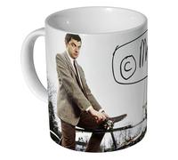 Glades Mr Bean Bicycle - Ceramic 11oz Tea Coffee Mug/Cup