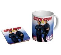 glades Rush Hour 2 - Ceramic Coffee Mug + Coaster Gift Set