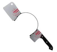 GLADFRESIT 1 Pcs Spooky Halloween Headband with Realistic Plastic Knife Through the Head Effect - Perfect Costume Accessory (Style A)