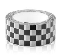 GLADFRESIT 1 Roll Road Tape Race Car Track Road Tape Checkered Flag Race Track Tape