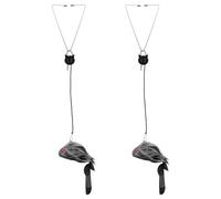 GLADFRESIT 2 Pcs Interactive Cat Teaser Simulated Mouse, Cat Chasing Exercise Entertain Toy