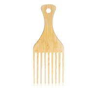 GLADFRESIT Afro Hair Comb, Natural Bamboo Hair Wide Tooth Rake Comb for Girls Men Thick Straight Curly Hair styling home salon
