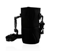 GLADFRESIT Bottle Cage -Pouch Neoprene Carrier Cover Bag with Shoulder Strap - Water Bottle Holder for Daily Walking, Hiking, and Other Outdoor Activities