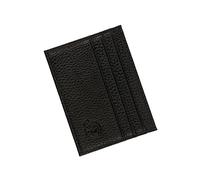GLADFRESIT Credit Card Holder Wallet, Ultra-thin Leather Card Holder Minimalist Card Case with 6 Card Slots and 1 Pockets for Men, Women (Black)