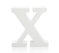 GLADFRESIT Decorative Wood Letters for Crafts, Standing Alphabet Letters for Children, Baby Name, Wedding, Birthday Party, Home Wall Decoration 4"