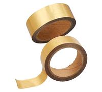 GLADFRESIT Gold Foil Washi Tape Solid,Decorative Masking Tape for DIY Crafts and Gift Wrapping
