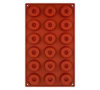 GLADFRESIT Mini Doughnut Mold - Silicone Donut Mold 18 Cavity Molds for Doughnut Candy Biscuit Bagels Muffins