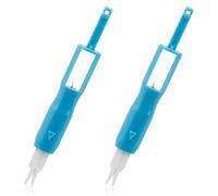 GLADFRESIT Sewing Machine Needle Threader, 2PCS Automatic Sewing Needles Easy Thread Sewing Tool Set for Needle Threaders Sewing Machine