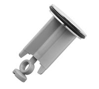 GLADFRESIT Universal Sink Plug, 40MM Pop Up Sink Plug Replacement, Adjustable Plastic Wash Basin Plug for Bathroom, Kitchen, Lavatory Sink (Grey)