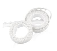 GLADFRESIT Vintage Lace Ribbon - Lace Tape for Crafts, Wedding Decoration, Scrapbooking, and Gift Box(White)