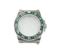 Gladiaond 1pc 20ATM Diver 40mm GMT Watch Case Sapphire Glass For Miyota 8215 Movements Slide Buckle Oyster Strap(No strap 5)