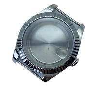 Gladiaond 1pc 36mm/40mm Men Explorer Watch Case Silver Jubilee Bracelet Sapphire Glass for Nh34 NH35 NH36 NH38Movement 28.5mm Dial(Watch case 8,36mm Eta2824 2836)