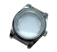 Gladiaond 1pc 36mm/40mm Men Explorer Watch Case Silver Jubilee Bracelet Sapphire Glass for Nh34 NH35 NH36 NH38Movement 28.5mm Dial(Watch case 7,36mm Eta2824 2836)