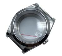 Gladiaond 1pc 36mm/40mm Men Explorer Watch Case Silver Jubilee Bracelet Sapphire Glass for Nh34 NH35 NH36 NH38Movement 28.5mm Dial(Watch case 9,40mm Eta2824 2836)