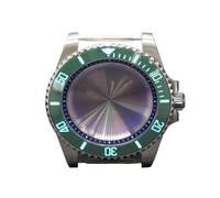 Gladiaond 1pc 40mm Case With Chapter Ring Bezel Insert Sapphire Crystal Glass For NH34 NH35 NH36 NH38 Movement 28.5mm Dial(7B Solid back,Eta 2824)