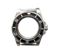 Gladiaond 1pc 40mm Case With Chapter Ring Bezel Insert Sapphire Crystal Glass For NH34 NH35 NH36 NH38 Movement 28.5mm Dial(8B Exhibition back,Eta 2824)