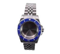 Gladiaond 1pc 40mm For Nh35 Nh36 Nh34 Nh70 Movement Silvery Watch Case Jubilee 316L Stainless Steel Bracelet Sapphire Glass(L solid-flat)