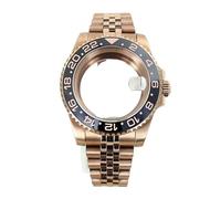 Gladiaond 1pc 40mm Rose Gold Watch Case For Eta2824 PT5000 Automatic Movement Jubilee Stainless Steel(NO.5)