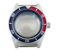 Gladiaond 1pc 40mm Watch Case Bubble Sapphire Crystal Glass For NH34 NH35 NH36 NH38 4R36 Movement 20ATM Waterproof(Glass bottom cover5)