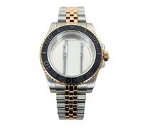 Gladiaond 1pc 40mm Watch Case Sapphire For NH34 NH35 NH36/38 Movts 20ATM Sliding Buckle Jubilee Bracelet(Style 14)