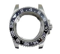 Gladiaond 1pc 40mm Watch Case Stainless Steel Sapphire Glass For ETA2824 28.5mm Dial Jubilee Bracelet(Silvery 2)